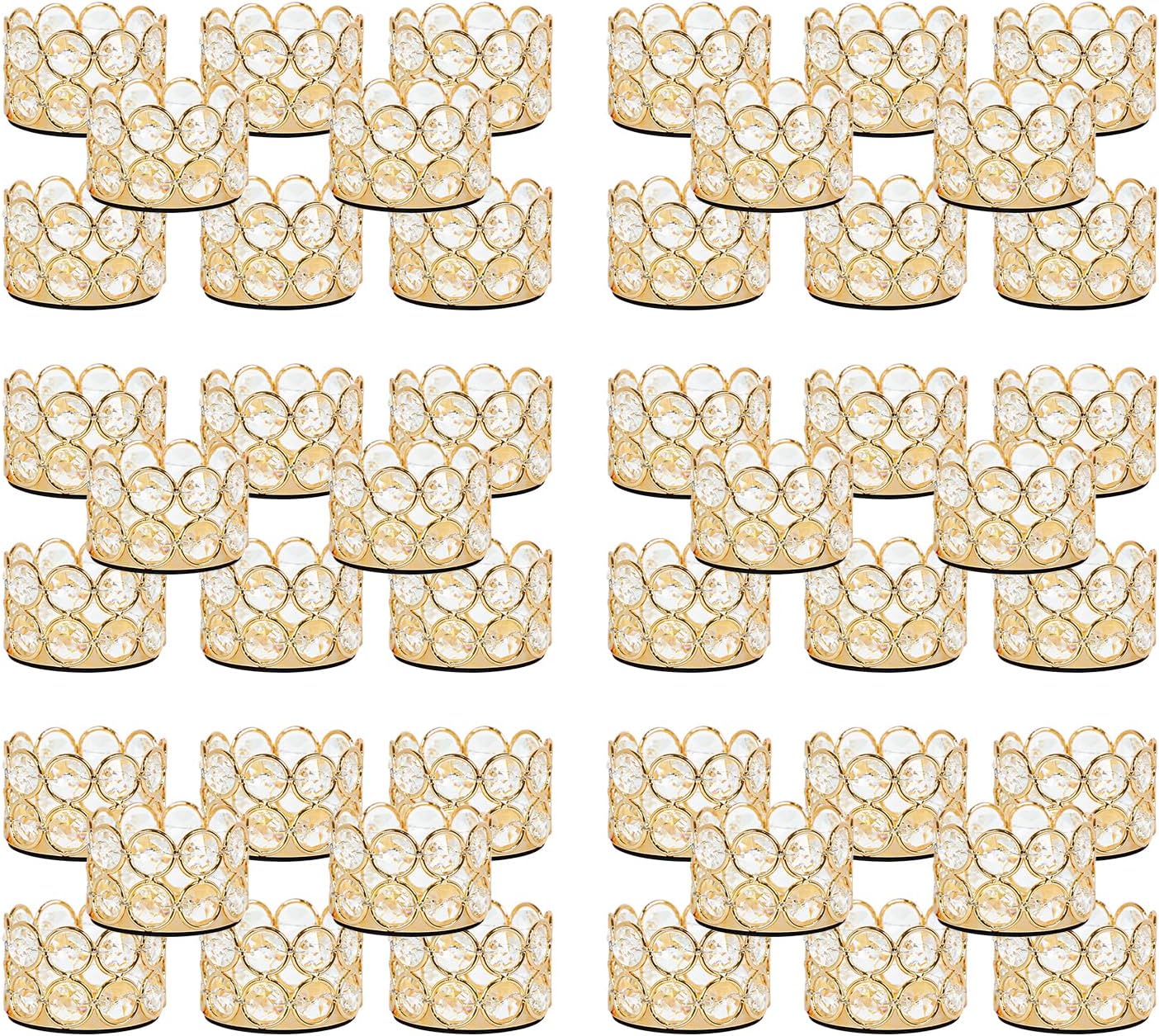Luxe Gold Candle — Set of 12 — Gold