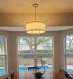 Metal Chandelier — 4-Light - View 4