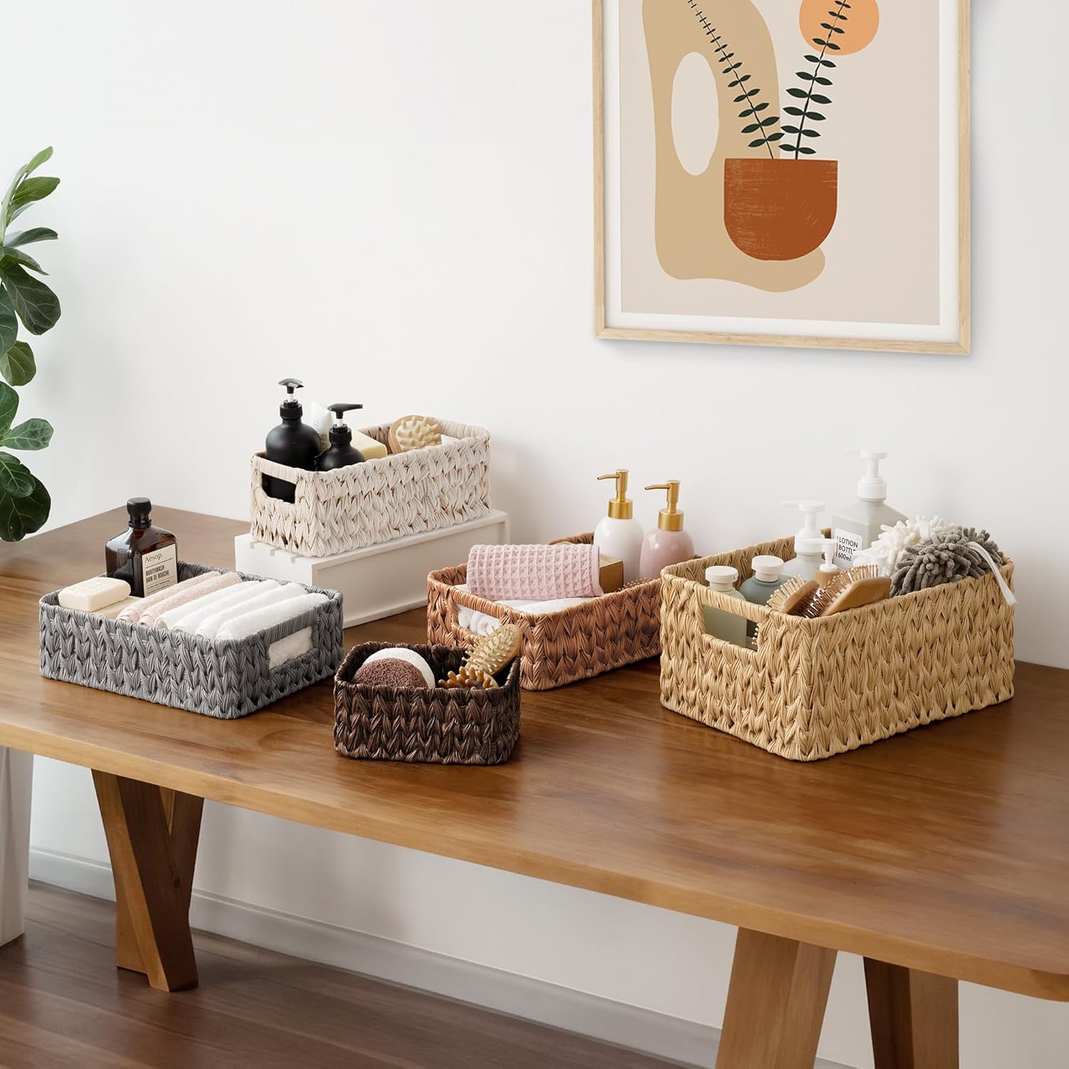 Black Storage Basket — 13" - View 7