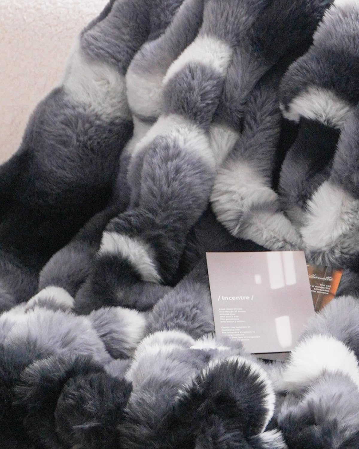 Grey Throw Pillow — 60" — Throw(50" x 60")