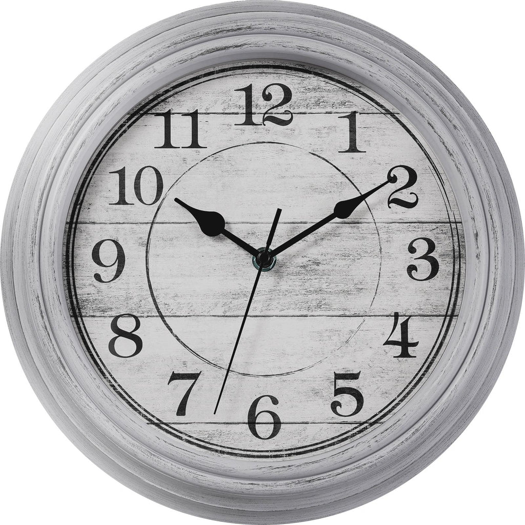 Battery Operated Gold Wall Clock — 12"