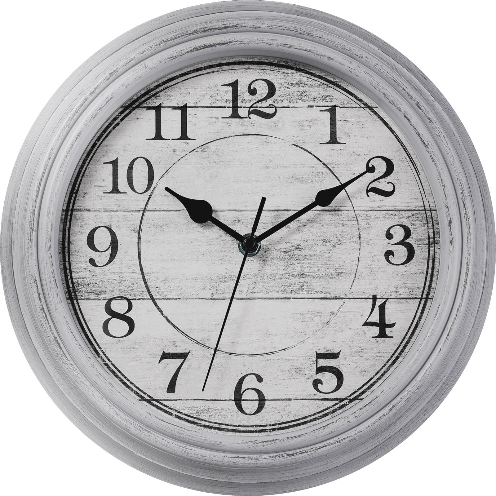 Battery Operated Gold Wall Clock — 12"