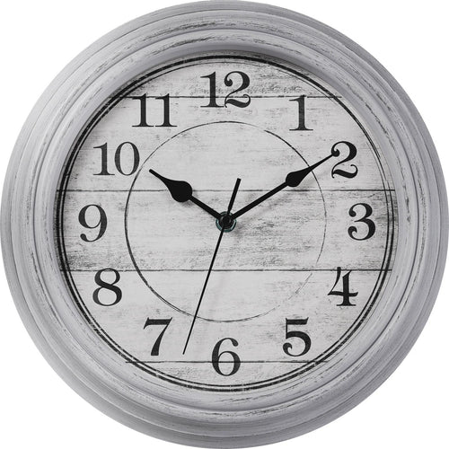 Battery Operated Gold Wall Clock — 12"