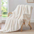 Beige Throw Pillow — 50" — Cream