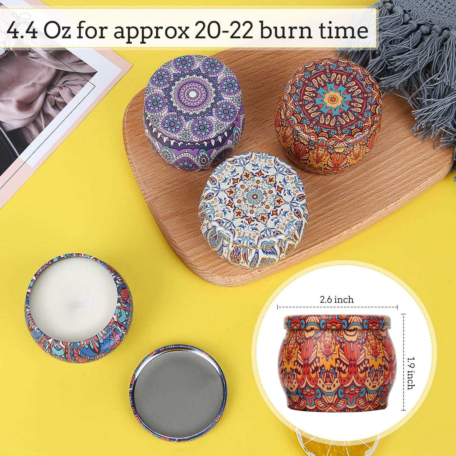 Soy Wax Wax Scented Candle - View 3