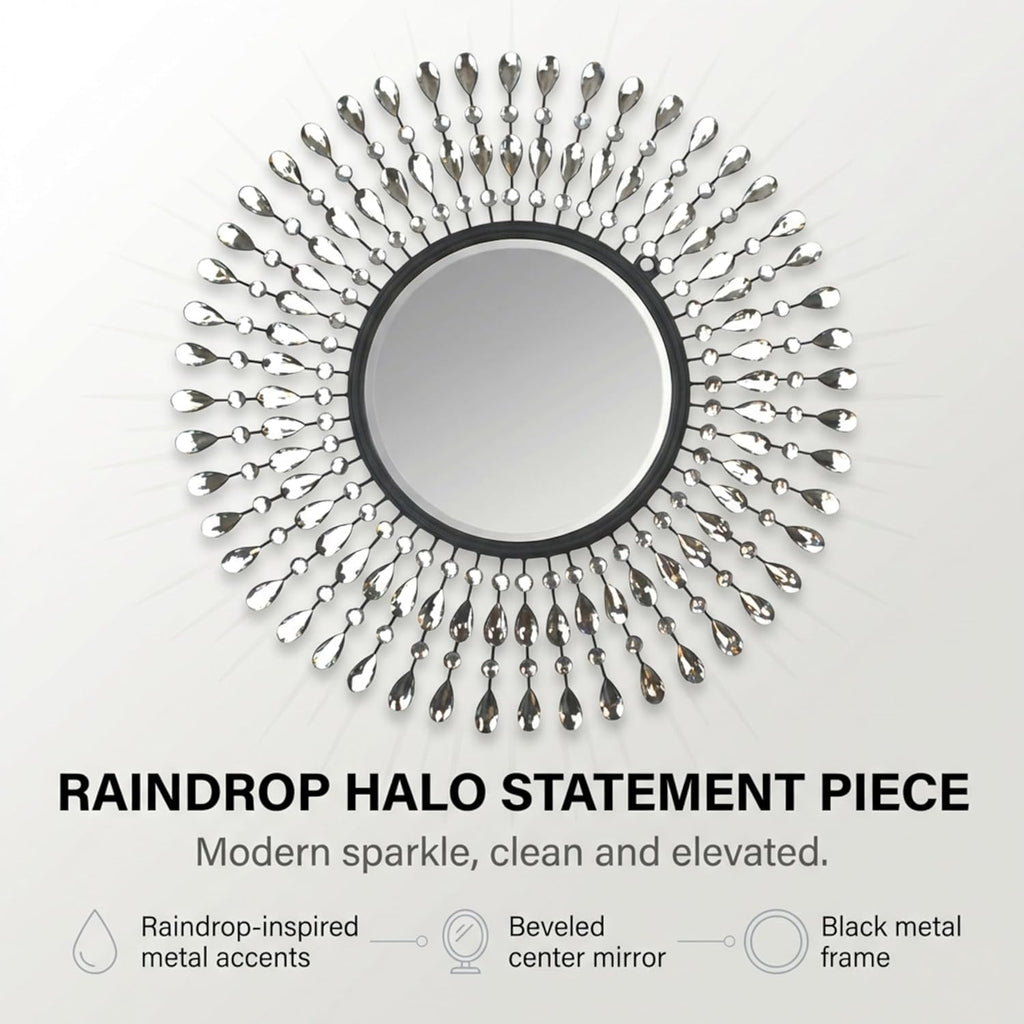 Metal Wall Mirror — 25" - View 2