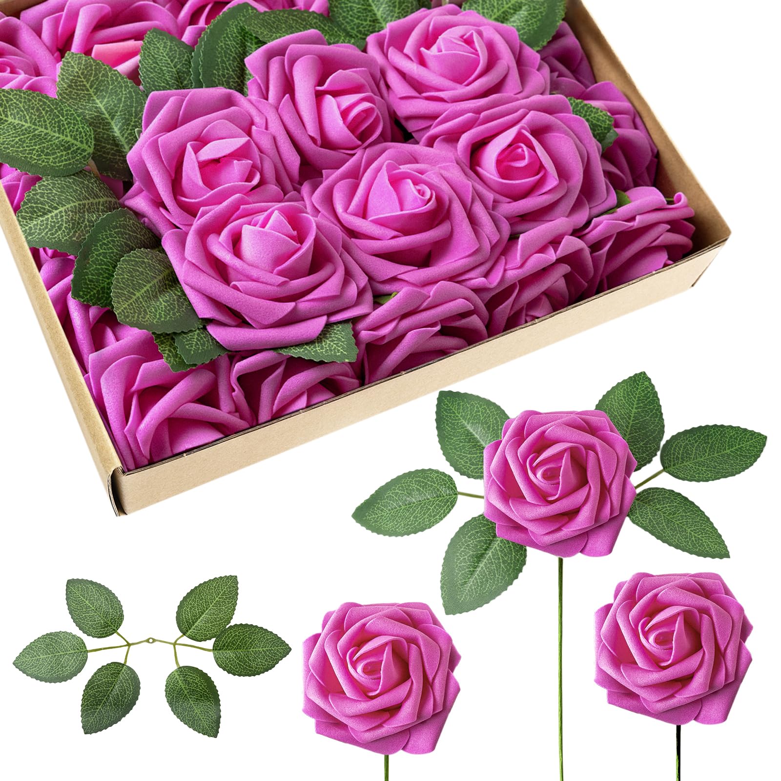 Black Artificial Flowers