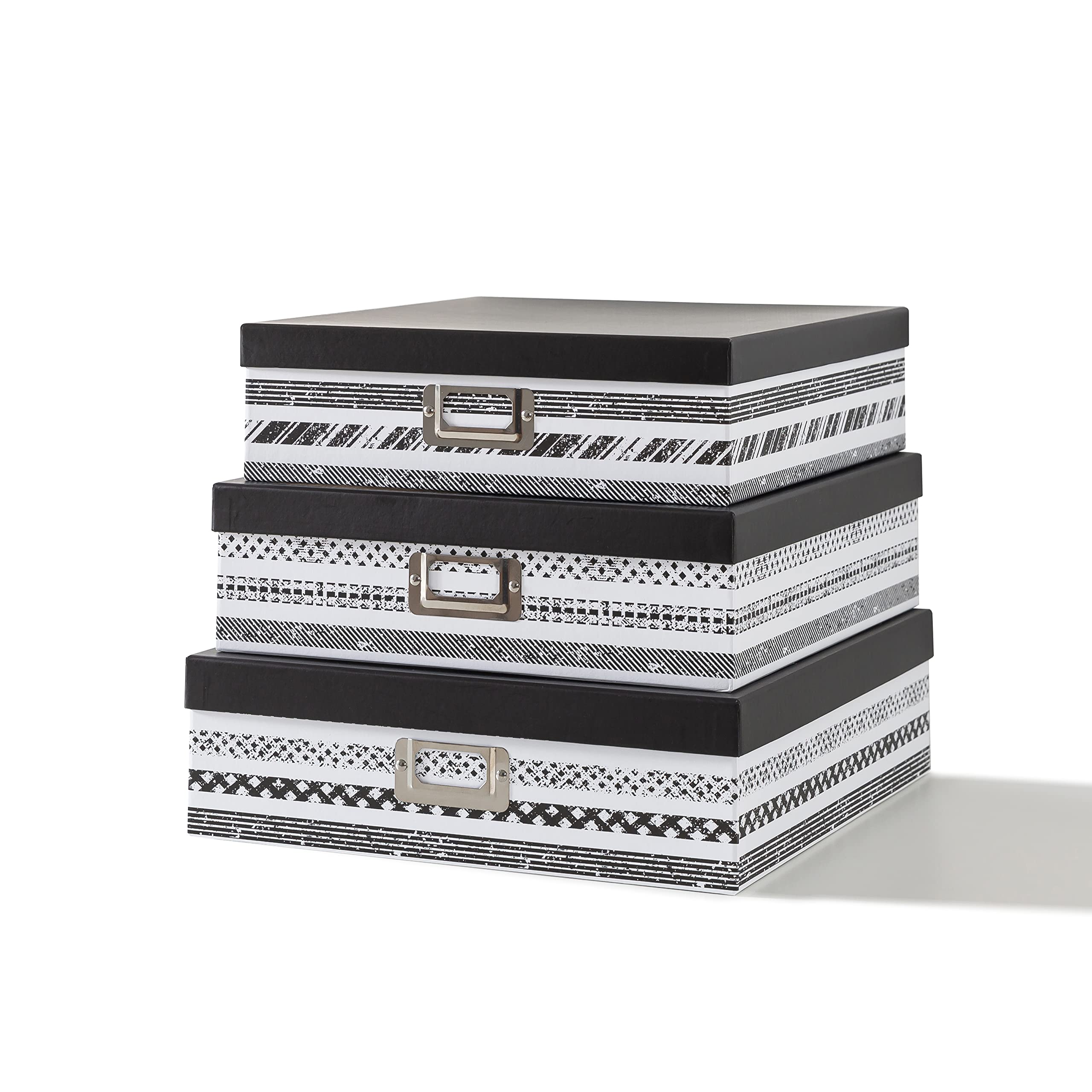 Black Storage Basket — Set of 3