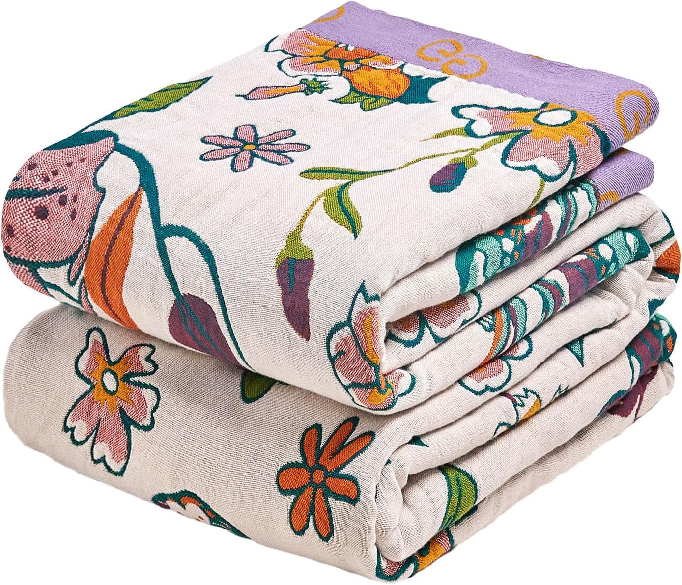 Boho Blue Throw Pillow — 60" — Bloom Butterfly