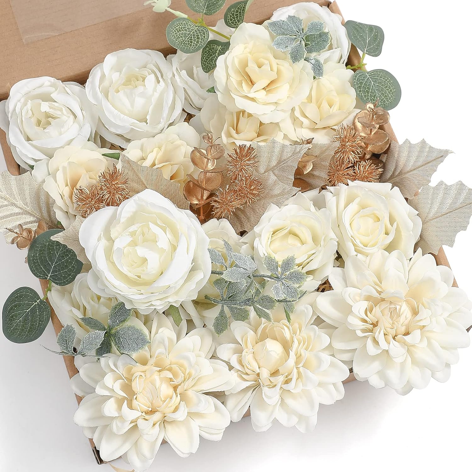 Blue Artificial Flowers — Ivory