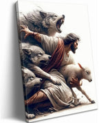 Black Canvas Wall Art — 16"