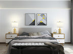 USB Luxe Gold Bedside Lamp - View 8