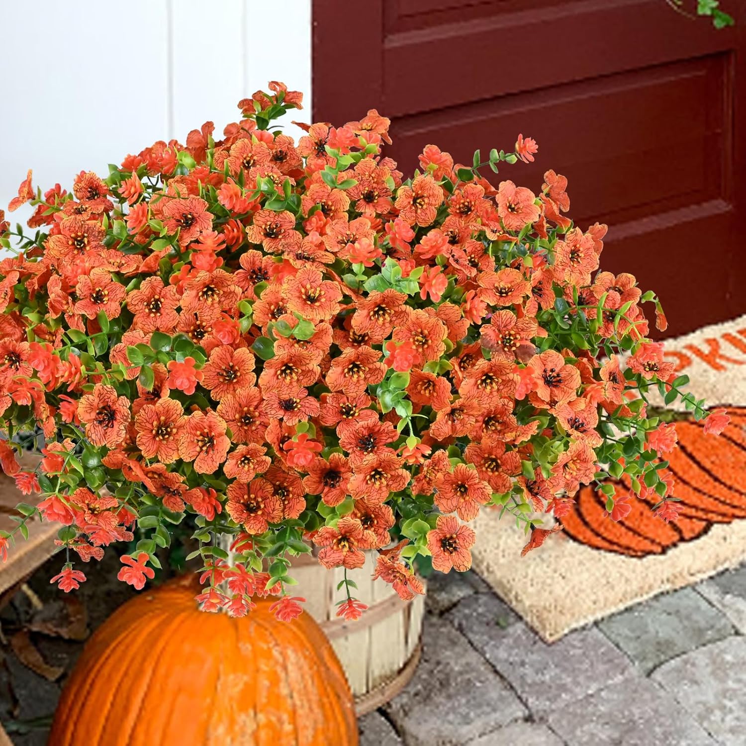 Orange Faux Plant — Orange
