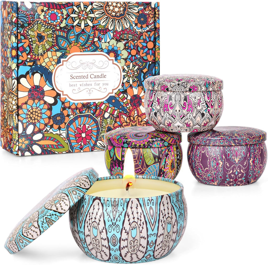 Soy Wax Metal Scented Candle - View 8