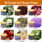 Soy Wax Metal Scented Candle - View 2