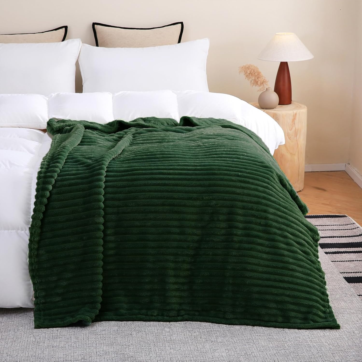 Beige Throw Pillow — 60" — 108×90inch