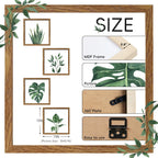 Framed Farmhouse Beige Wall Art — 10" - View 4