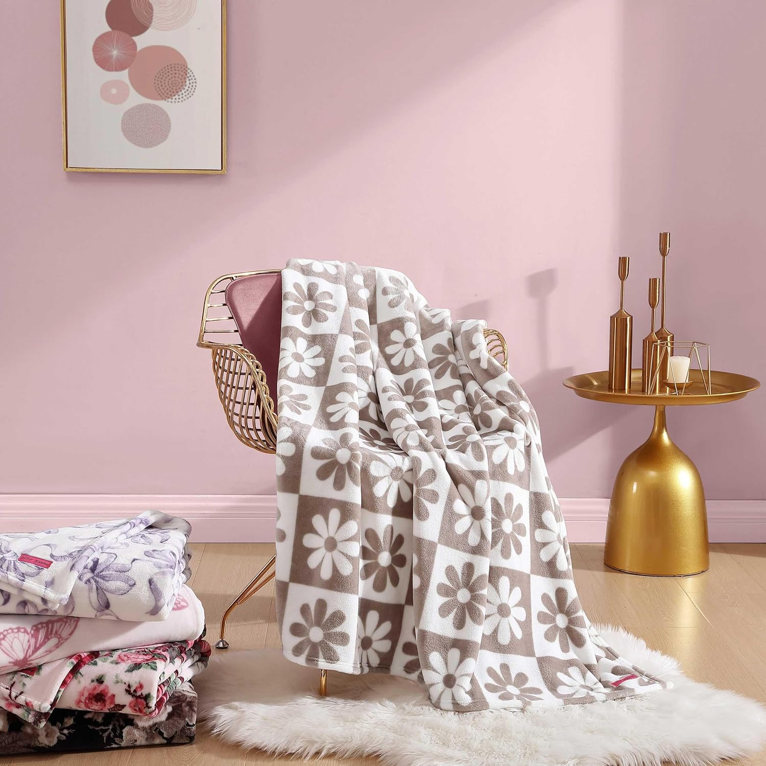 Oversized Beige Throw Pillow — 50" — 50" x 70"