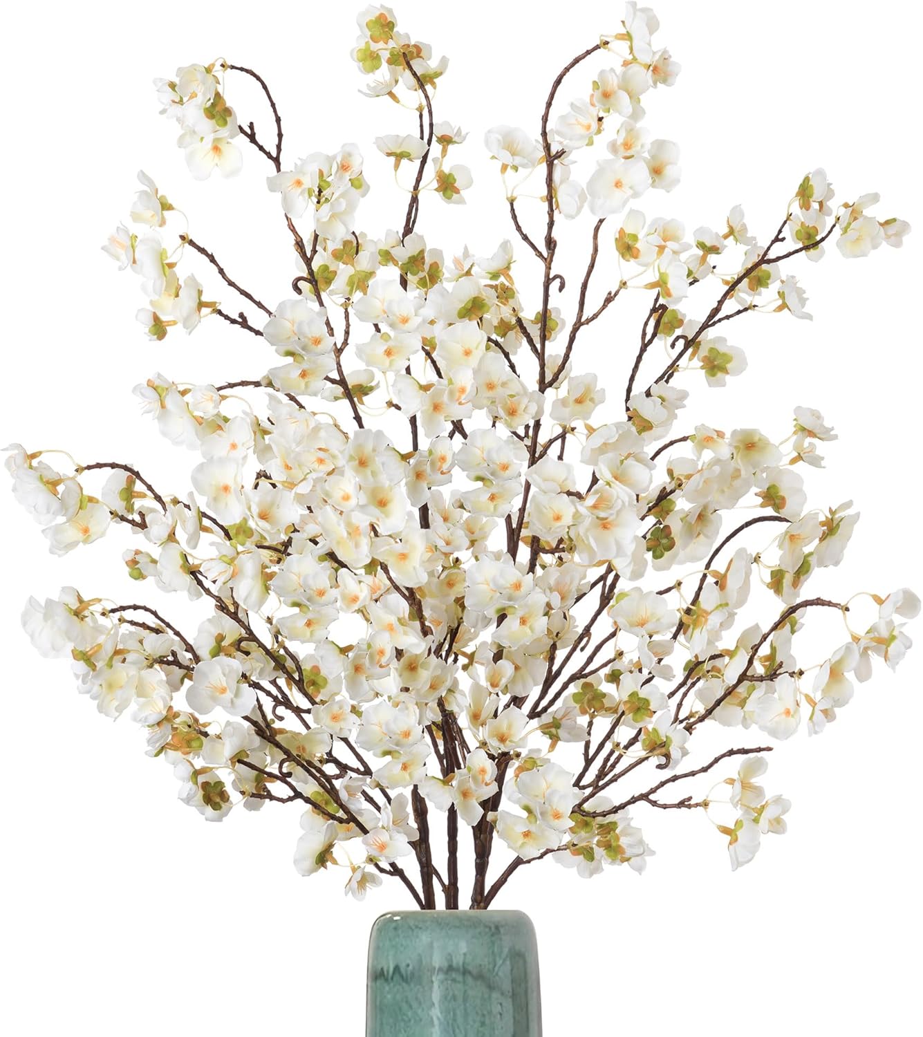 Pink Artificial Flowers — White-mrz
