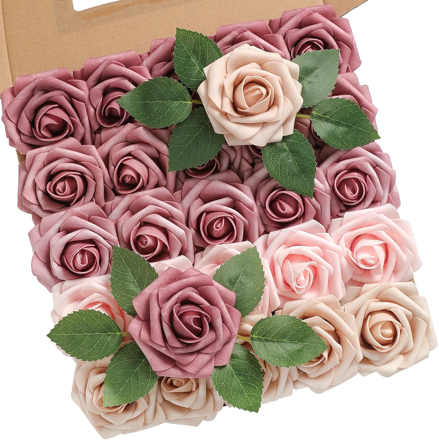 Blue Artificial Flowers — Dusty Pink