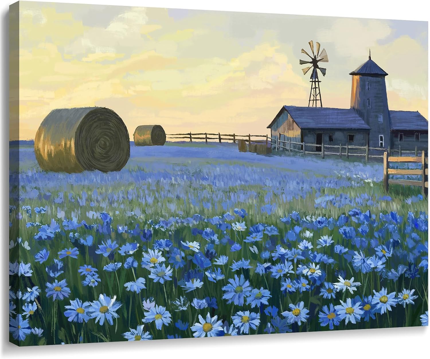Farmhouse Green Wall Art — 16" — 16"L x 12"W
