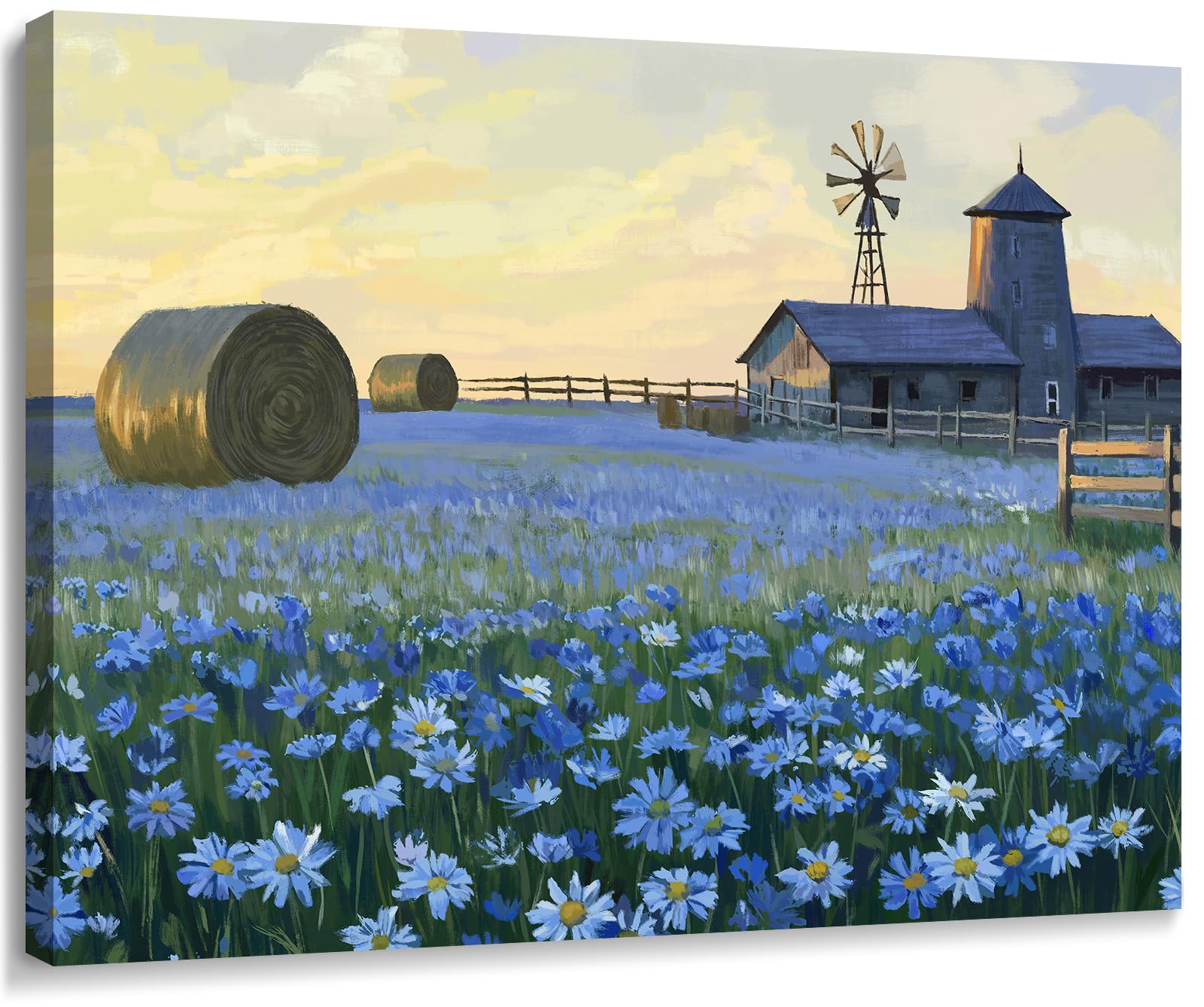 Farmhouse Green Wall Art — 16"