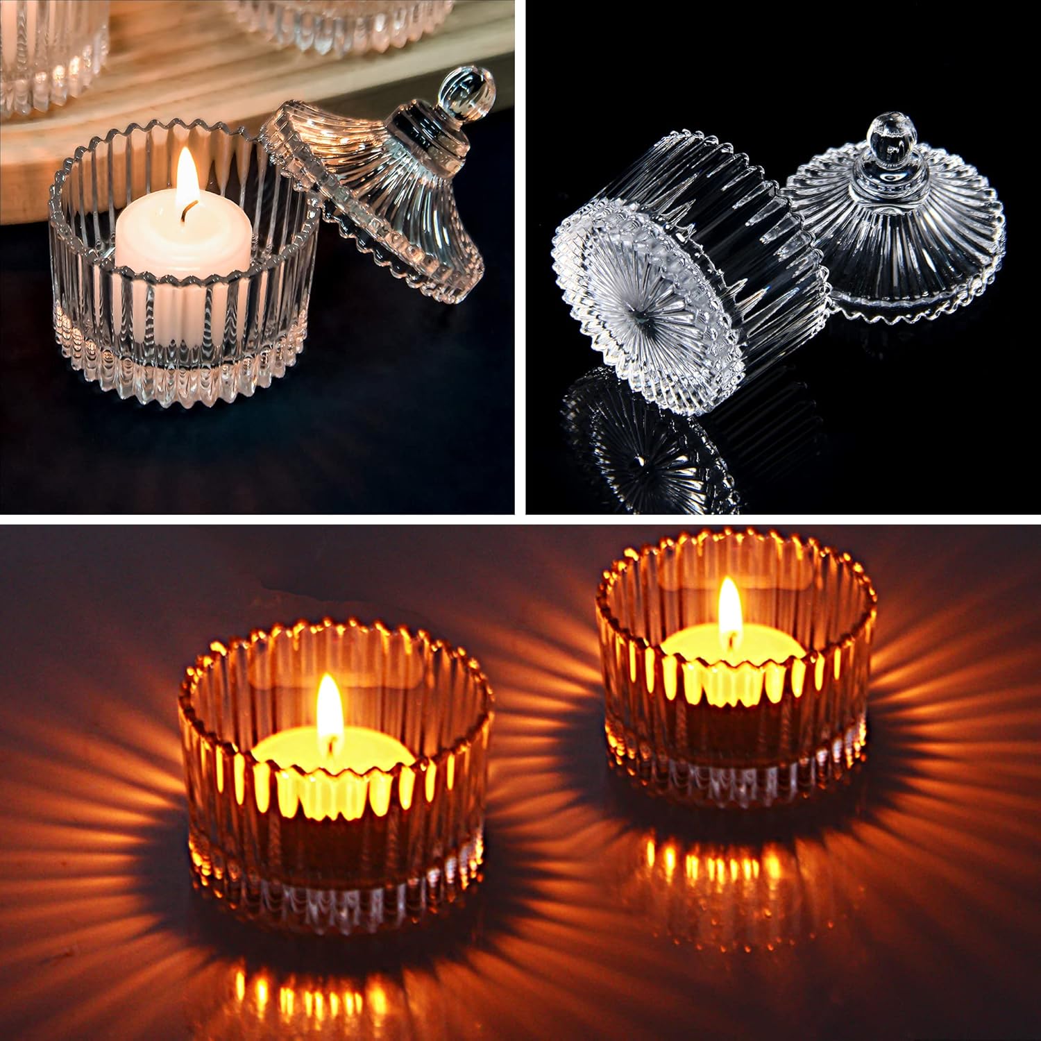 Glass Candle — 2.68" - View 3