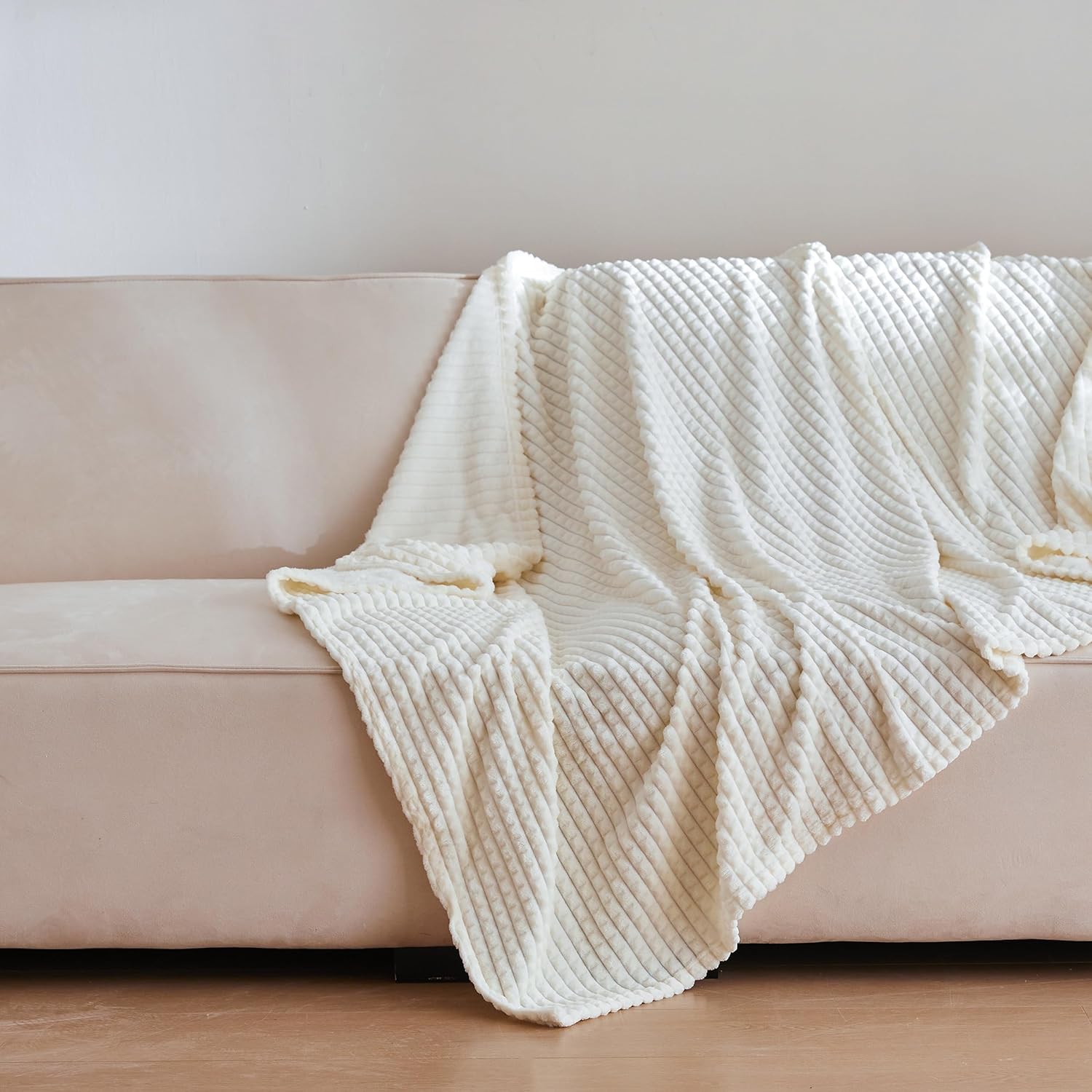 Beige Throw Pillow — 50" — 50" x 70"