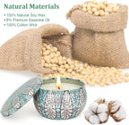 Soy Wax Metal Scented Candle - View 3