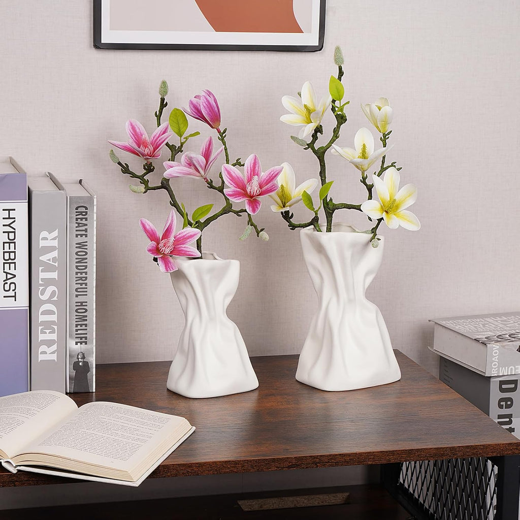 Boho Black Flower Vase — Set of 2 - View 2