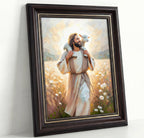 Framed Metal Canvas Wall Art — 24"
