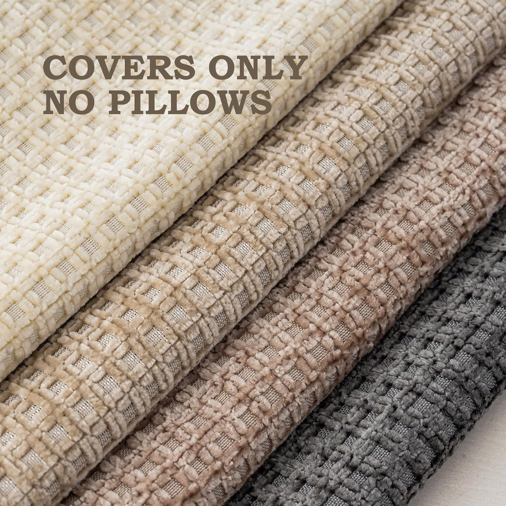 Boho Beige Throw Pillow Cover — 18" - View 3