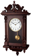 Vintage Wood Wall Clock — 22"