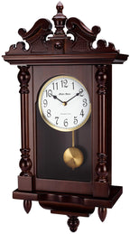 Vintage Wood Wall Clock — 22"