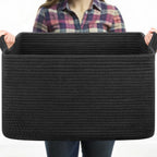 Boho Black Throw Pillow — 19.7"