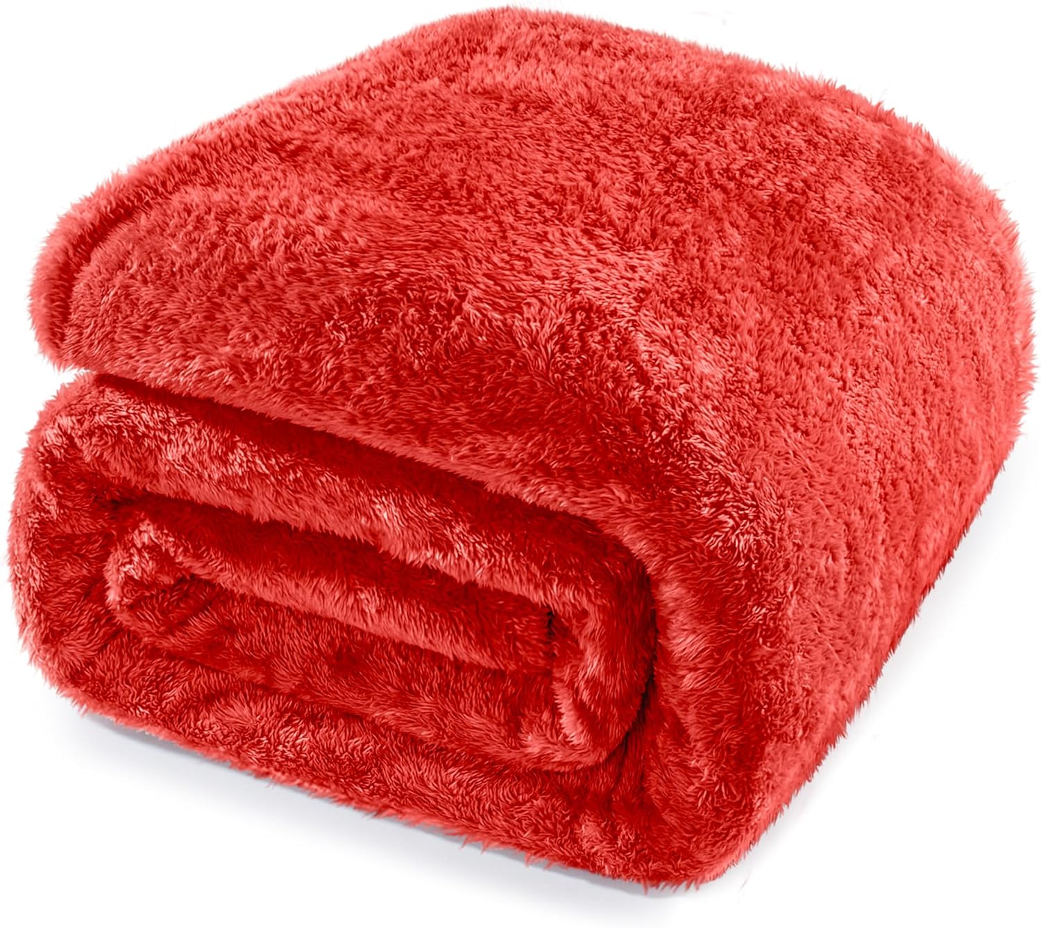Black Throw Pillow — 70" — Red