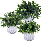 Modern Wood Artificial Plant - View 2