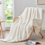 Beige Throw Pillow — 50" - View 2
