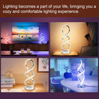 Dimmable Modern Black Bedside Lamp — 10-Light - View 5
