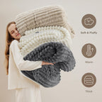 Beige Throw Pillow — 50" - View 4