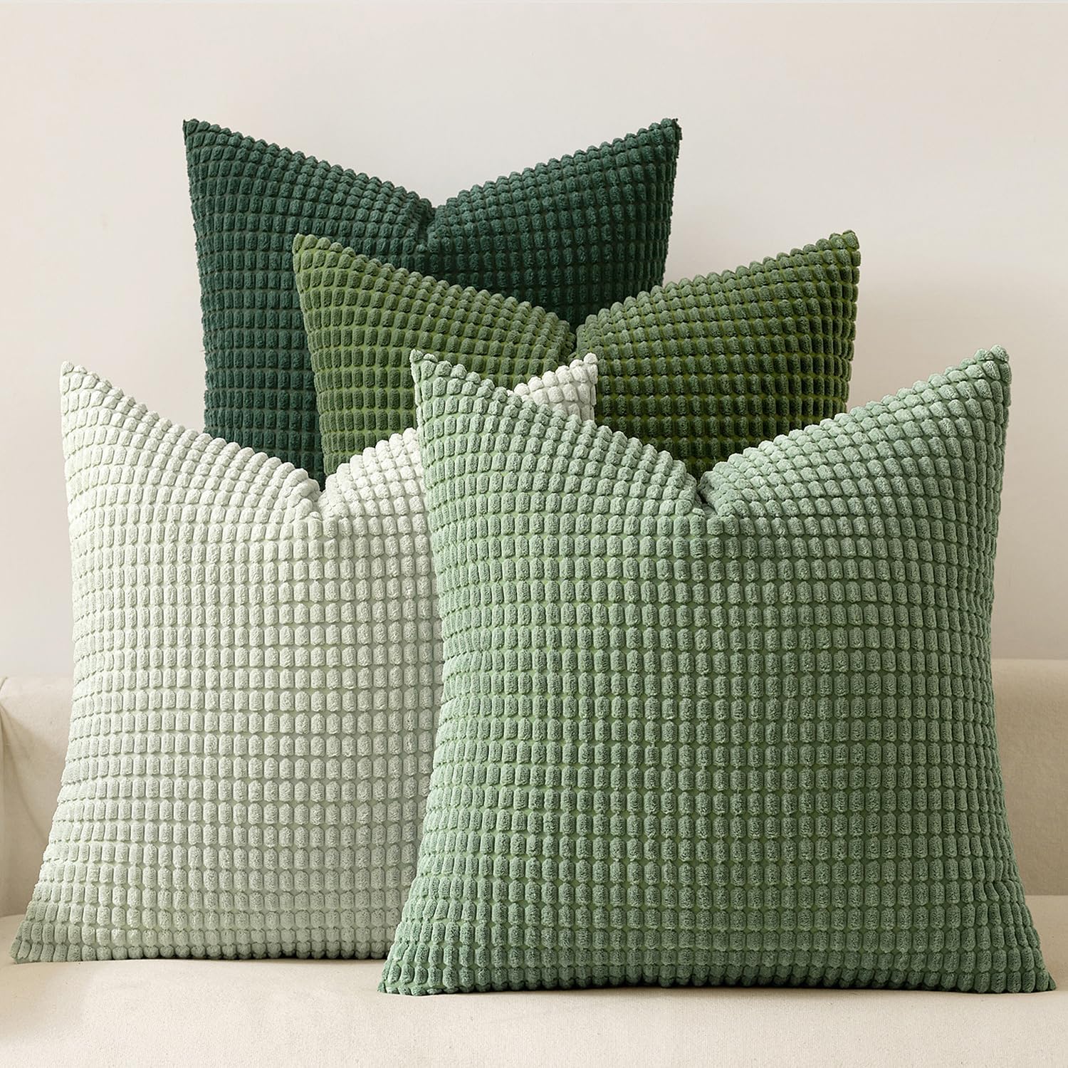 Boho Beige Pillow Cover — 18" — 16" x 16" (Pack of 4)
