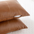 Lumbar Boho Beige Throw Pillow Cover — 36" - View 3