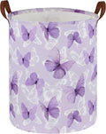 Blue Vase — Purple Butterfly