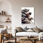 Black Canvas Wall Art — 16" - View 8