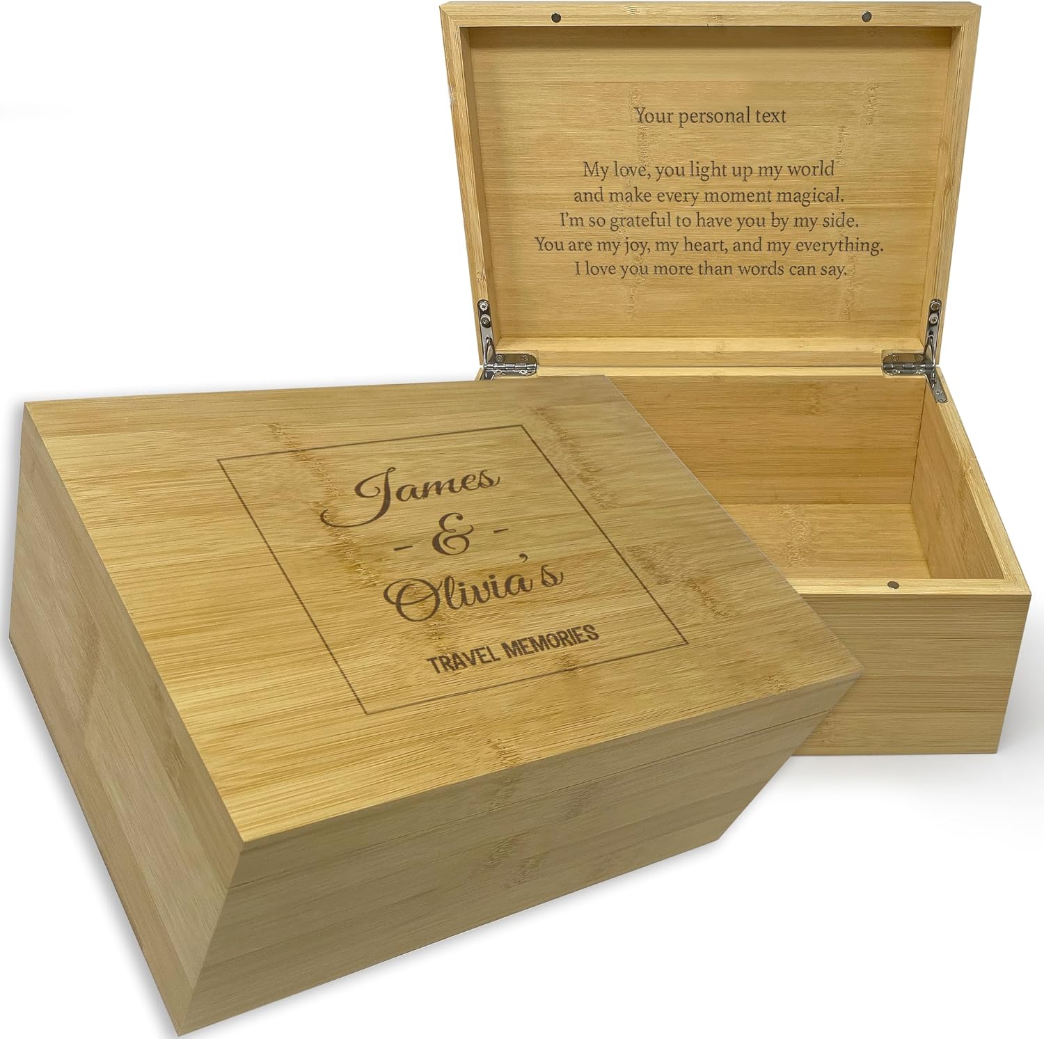 Personalized Farmhouse Wood Home Decor — 11x8 — Large