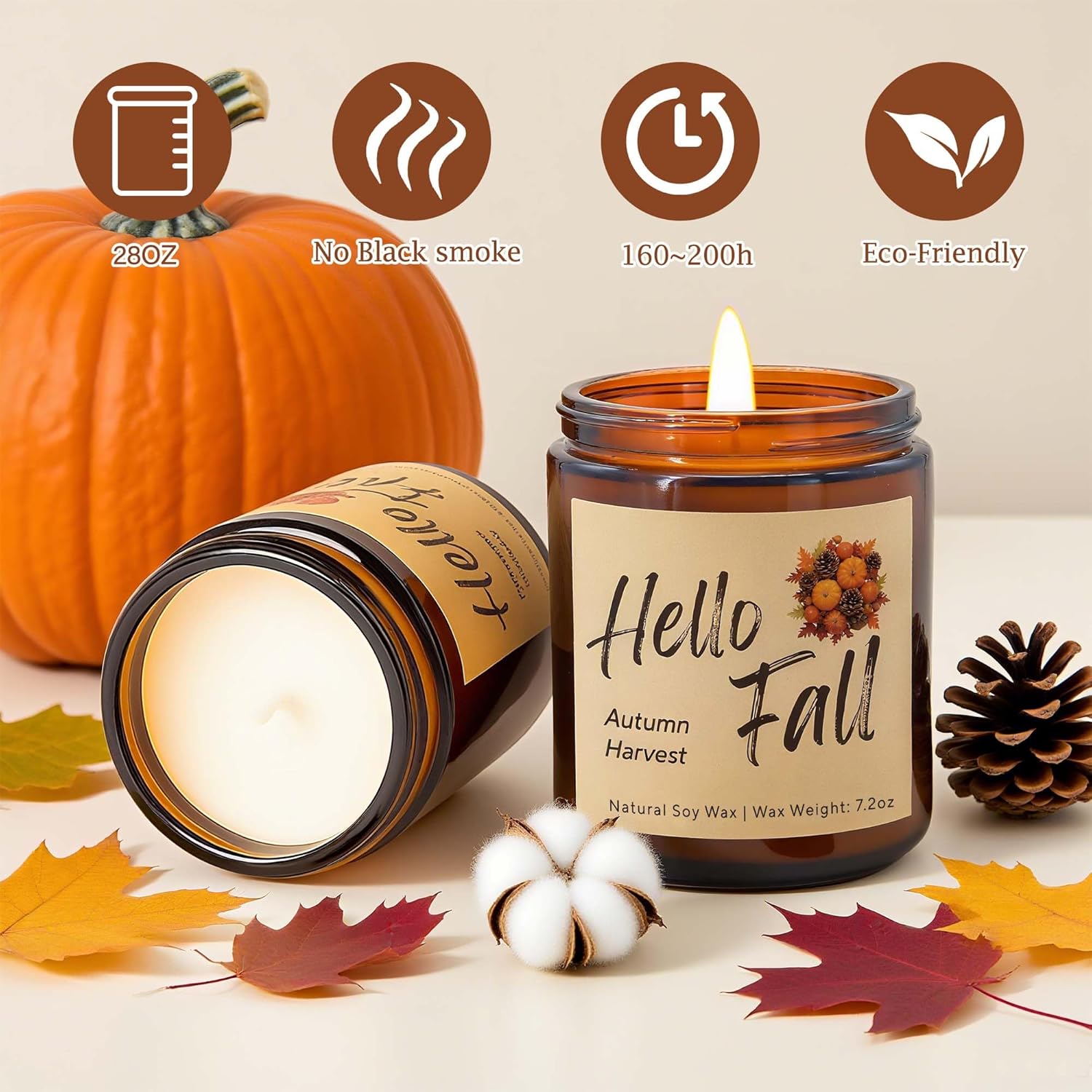 Soy Wax Wax Scented Candle - View 2