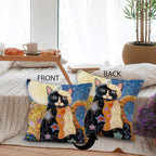 Boho Fabric Throw Pillow Cover — 18" - View 4