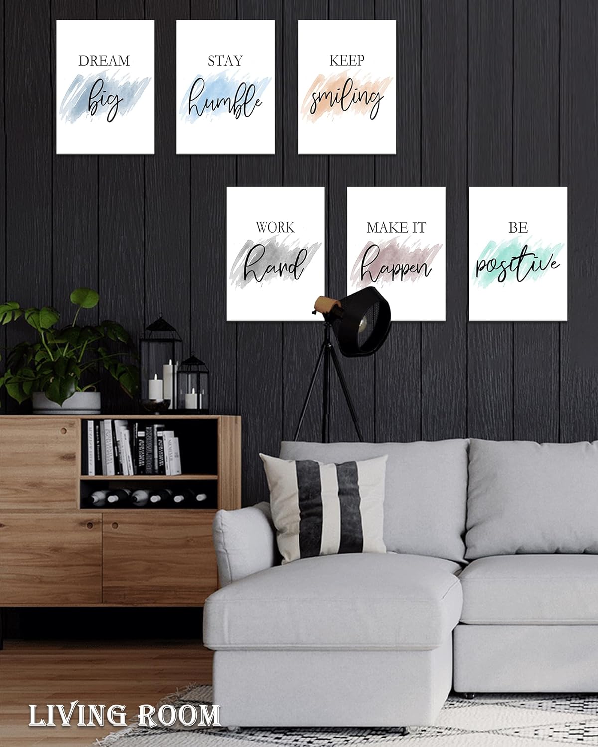 Beige Framed Wall Art — 12" - View 4