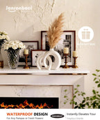 Modern Beige Decorative Vase — Set of 2 - View 5