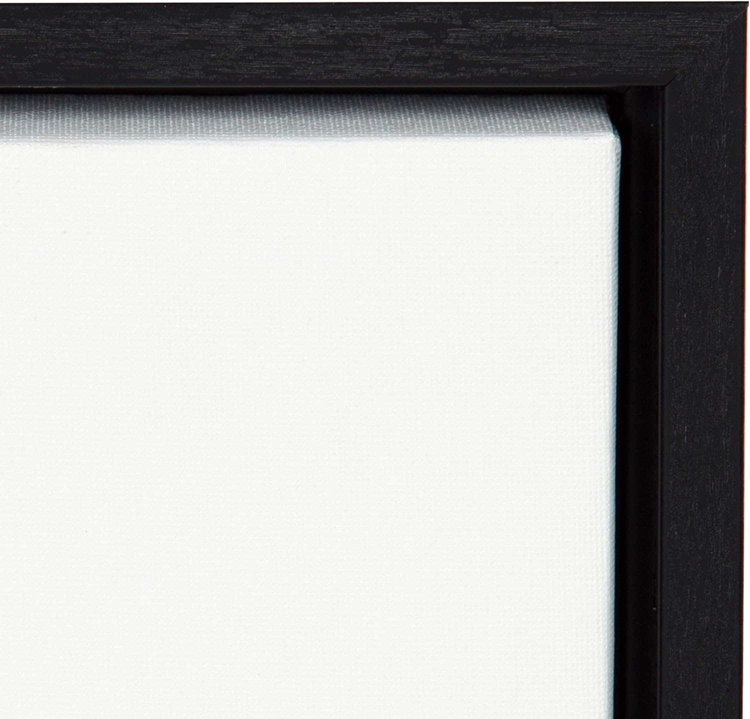 Framed Modern Beige Canvas Wall Art — 18" - View 3